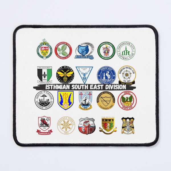 Item preview, Isthmian South East Division Badge Grid Design designed and sold by PointsPerGame.