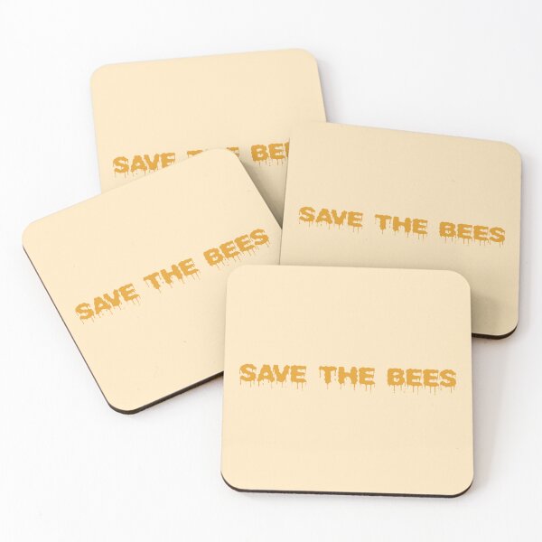 Item preview, Save the bees dripping honey - Go Vegan designed and sold by GrassFedVegan.