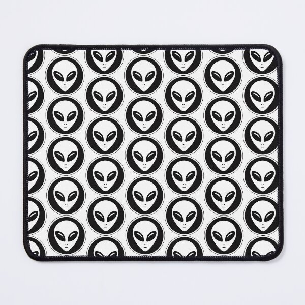Item preview, Minimalist Alien Head - Black/White Circle designed and sold by OtisHeya.