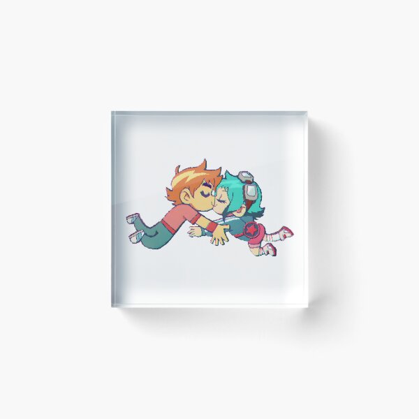 Item preview, Scott Pilgrim and Ramona Flowers kiss designed and sold by Skeevy.