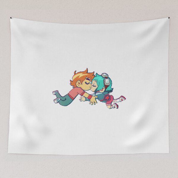 Item preview, Scott Pilgrim and Ramona Flowers kiss designed and sold by Skeevy.