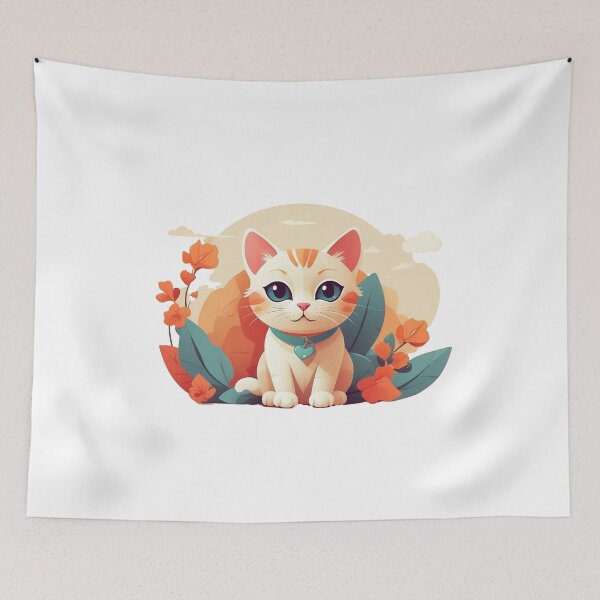 Item preview, cat cartoon character designed and sold by nujumsoft.