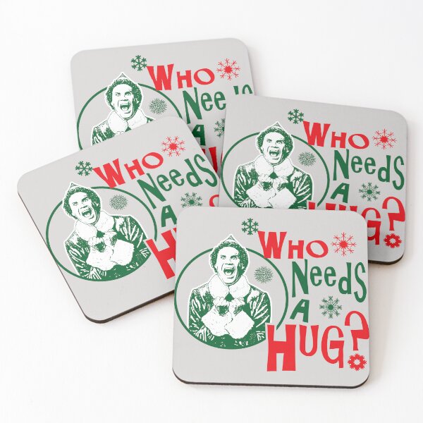 Item preview, Who Needs A Hug Buddy The Elf Lts designed and sold by Alema Art.