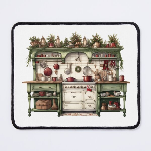 Item preview, Vintage Christmas Kitchen designed and sold by Melissify.
