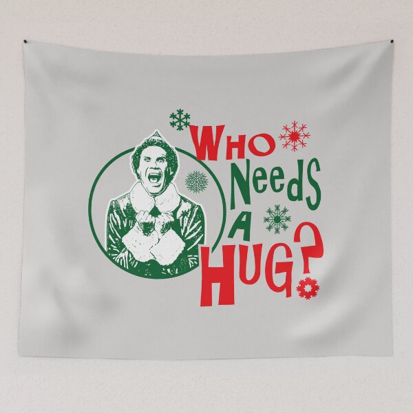 Item preview, Who Needs A Hug Buddy The Elf Lts designed and sold by Alema Art.