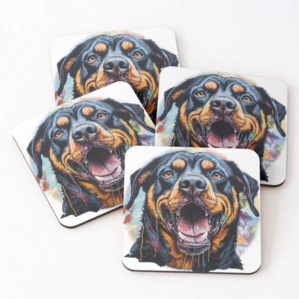 Item preview, Rottweiler Streetart designed and sold by Nadaillustrada.