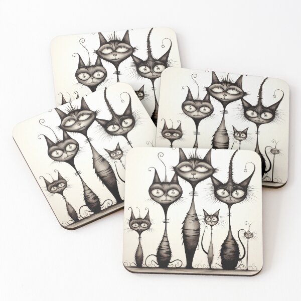 Item preview, Cats No.10 designed and sold by Pixelartistin.