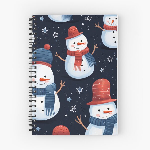 Item preview, Happy snowman winter night pattern designed and sold by SmileshareShop.