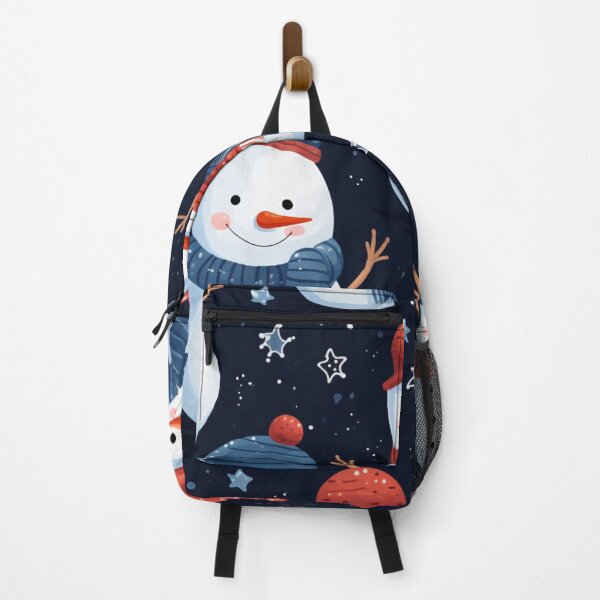 Item preview, Happy snowman winter night pattern designed and sold by SmileshareShop.