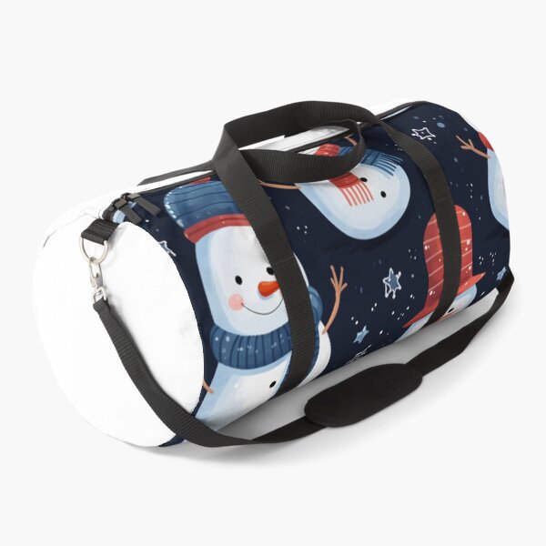 Artikelvorschau, Fröhliches Schneemann-Winternachtmuster entworfen und verkauft von SmileshareShop.