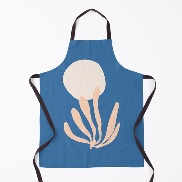 Item preview, Matisse inspired Peach and Blue Leaf Cutout designed and sold by trdstudio.