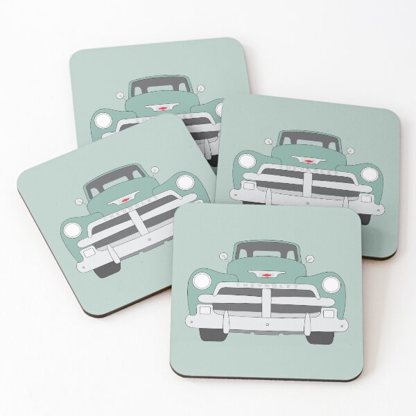 Item preview, Chevy 3100 green Classic car designed and sold by Bram Donker.