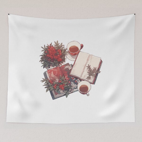 Item preview, The Christmas Aesthetic Book - Reading Cartoon Characters designed and sold by Ordinary Life Works.