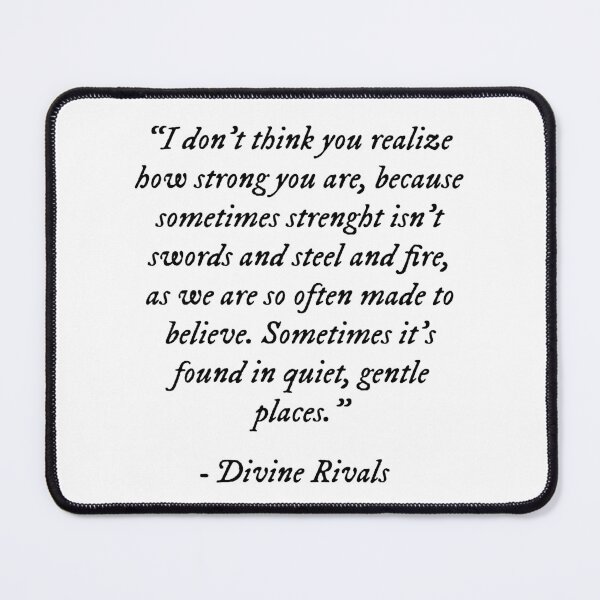 Item preview, Divine Rivals Quote  designed and sold by Iamverylost.