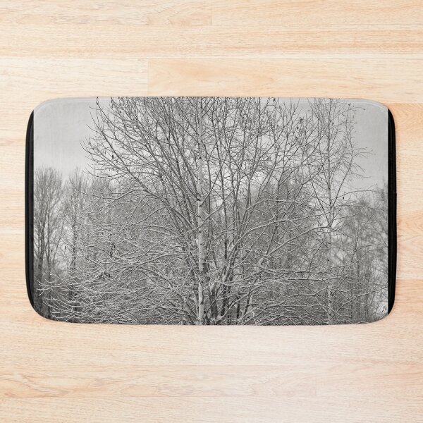 Item preview, In the middle of the field. First snow views bw designed and sold by Jouko Lehto Photography.