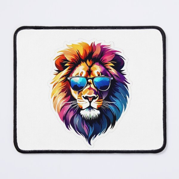 Item preview, Lion with sunglasses designed and sold by Gabriel0x.