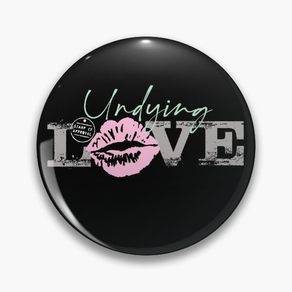 Item preview, Undying Love, 100% Perfect Love, Valentine´s Vintage Kiss. designed and sold by DAMOTAmagazine.