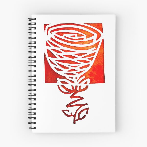 Item preview, papercut 01 red rose designed and sold by extramuros-cf.