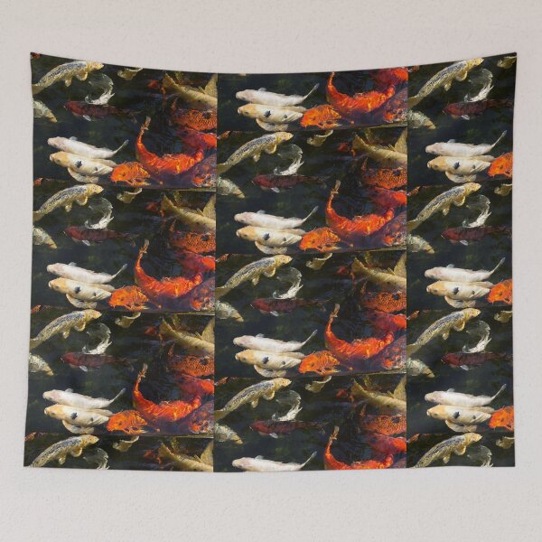 Aperçu de l'œuvre Poisson koi sérénité 1 créée et vendue par John Stuart Webbstock.
