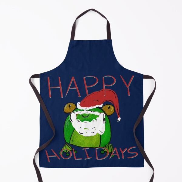 Item preview, Frog Wizard Santa "Happy Holidays" - Christmas designed and sold by jolabrese.