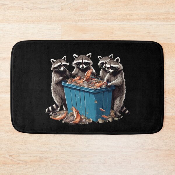 Item preview, Raccoon Party at the Dumpster designed and sold by Aquillashop.