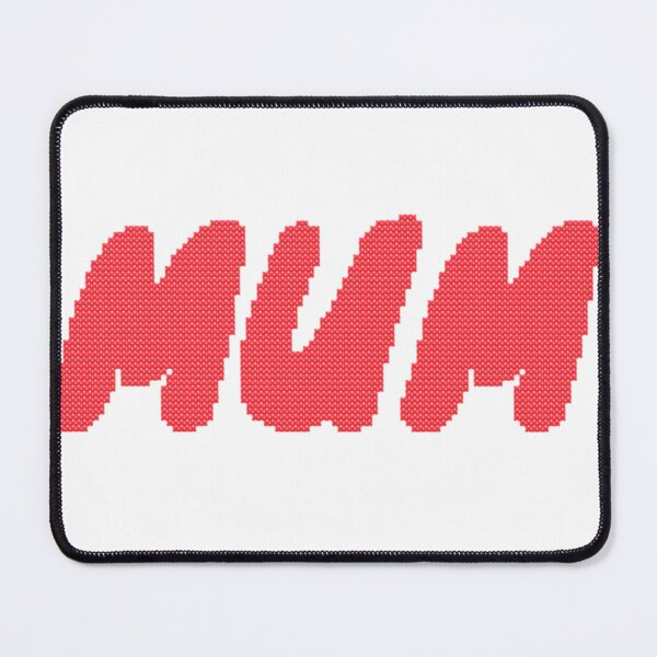 Item preview, Mum Red Faux Cross Stitch  designed and sold by CraftBazaarUK.