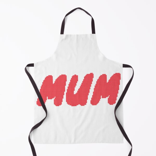 Item preview, Mum Red Faux Cross Stitch  designed and sold by CraftBazaarUK.