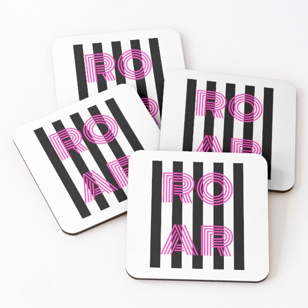 Item preview, Pink Tiger Roar Black White Stripes designed and sold by Tammystribe.