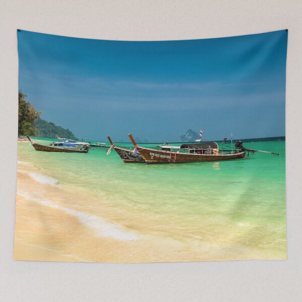 Item preview, Longtail Boats Koh Lanta Thailand designed and sold by AJEvans.