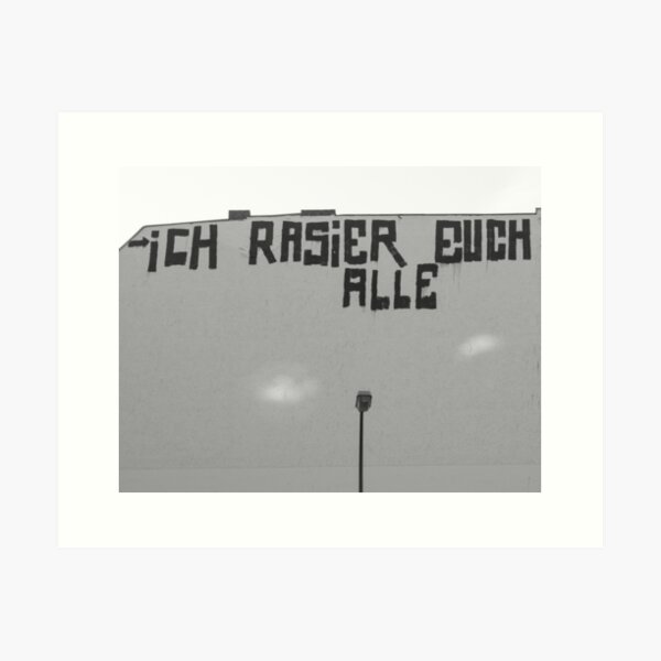 Graffiti Kunstdruck