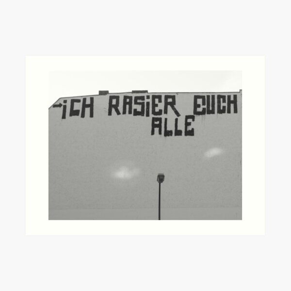 Graffiti Kunstdruck