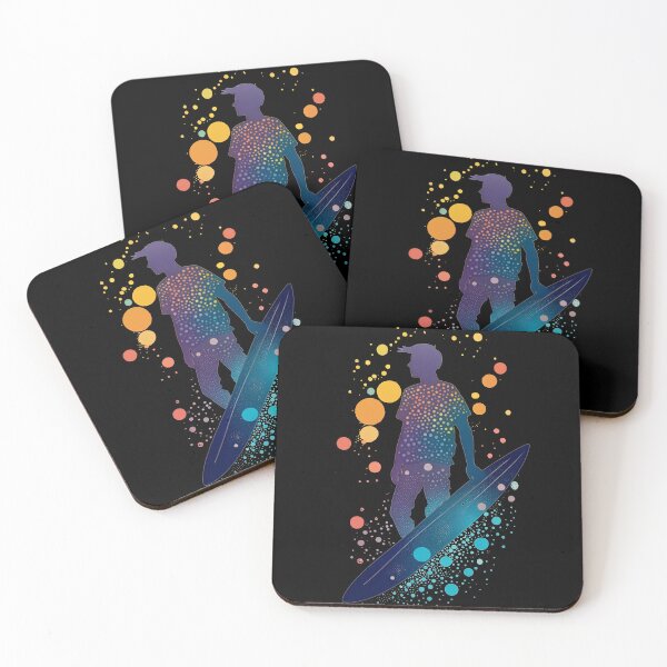 Item preview, Surfing with Bubbles and Dots designed and sold by Tw1nsAIArt.
