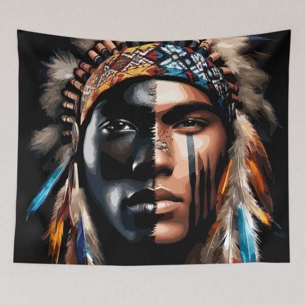 Item preview, Through both eyes-Native American inspired art  designed and sold by Artbyminga.