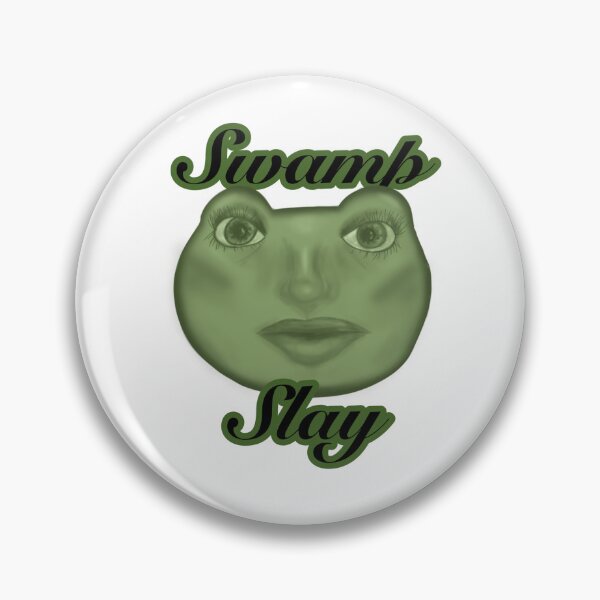 Item preview, Swamp Slay: Yassified Frog designed and sold by BeeCraftyCo.