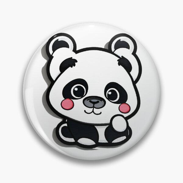 Item preview, Cute panda bear patch designed and sold by signenordic.