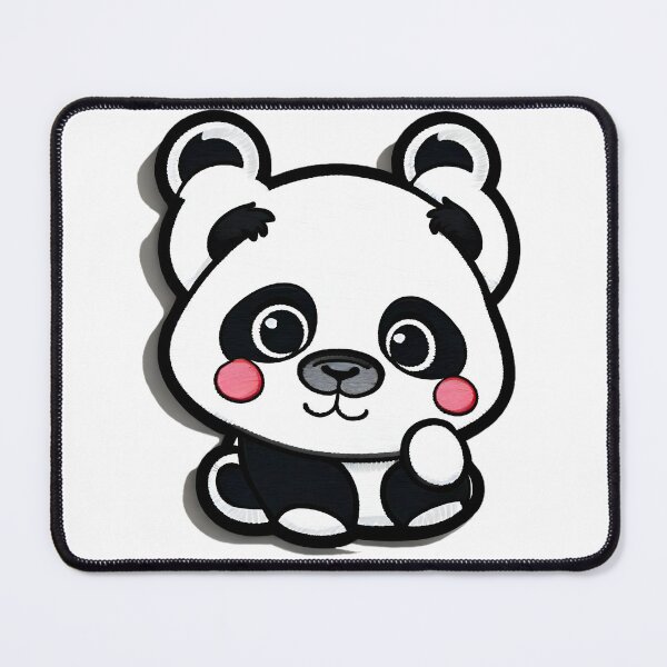 Item preview, Cute panda bear patch designed and sold by signenordic.