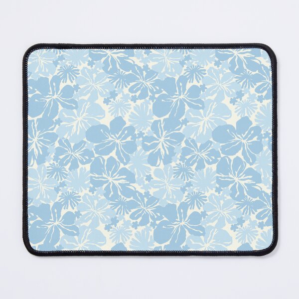 Item preview, BOHO HAWAIIAN HIBISCUS SUMMER VIBES PASTEL PASTEL BLUE designed and sold by blomastudios.