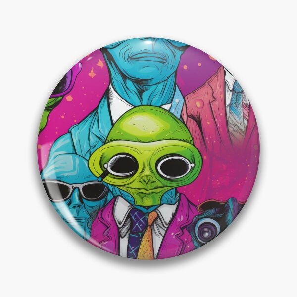 Item preview, Psychedelic Aliens designed and sold by Nicholas Panek.