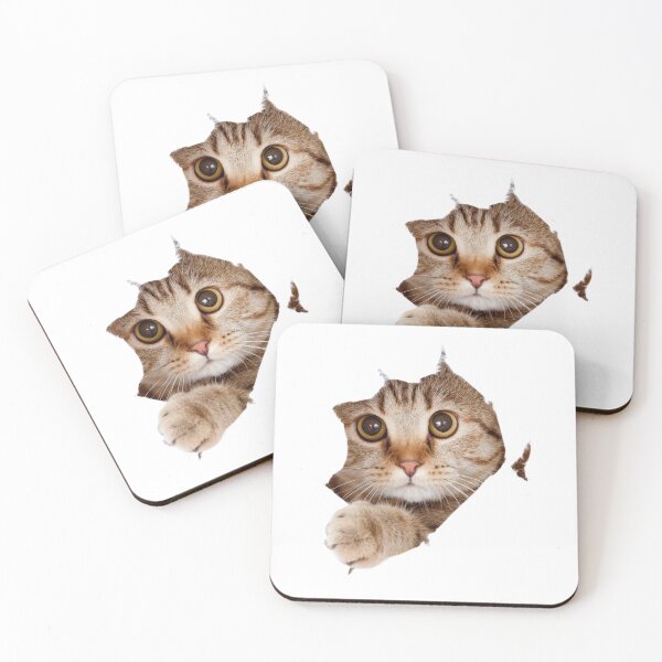 Item preview, Cat tearing through  designed and sold by geannine.