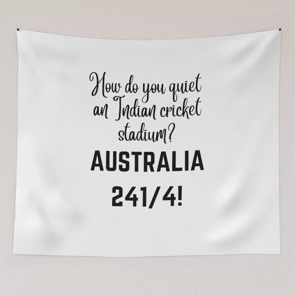 Item preview, Funny Cricket How to Quiet an Indian Cricket Stadium Design Australia Champions 2023 designed and sold by MimsTees.