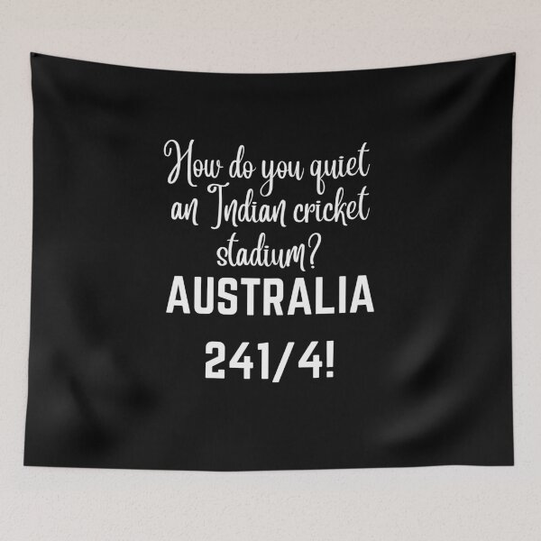 Item preview, Funny Cricket How to Quiet an Indian Cricket Stadium Design Australia Champions 2023 designed and sold by MimsTees.