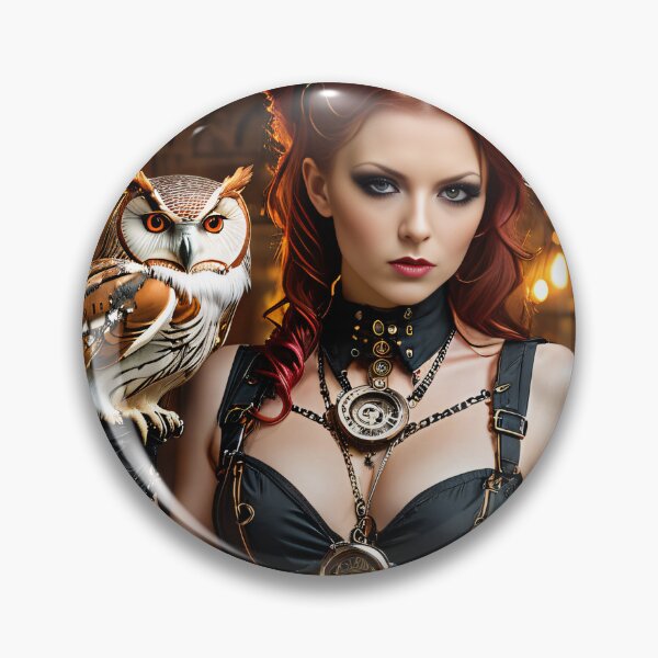 Item preview, Beth Copperheart and her Owl Annabelle designed and sold by Luminathek.