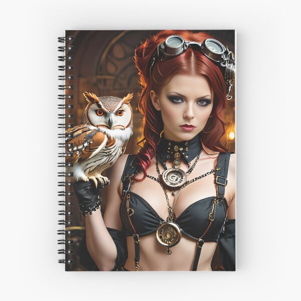 Item preview, Beth Copperheart and her Owl Annabelle designed and sold by Luminathek.