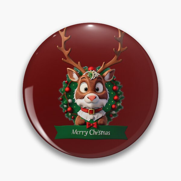 Item preview, christmas white reindeer designed and sold by D-dreams.