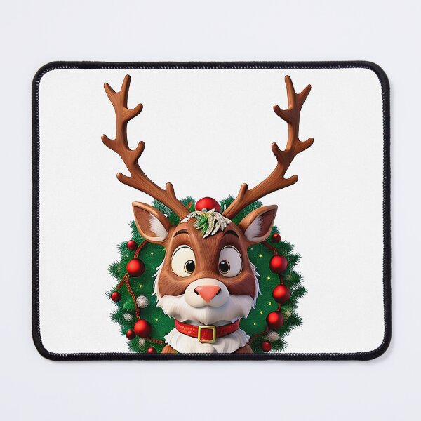 Item preview, christmas white reindeer designed and sold by D-dreams.