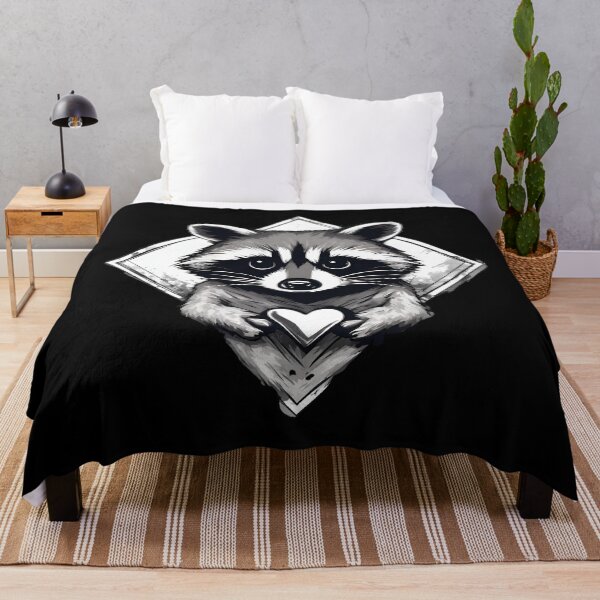 Item preview, Beautiful Raccoon giving a Heart designed and sold by Aquillashop.