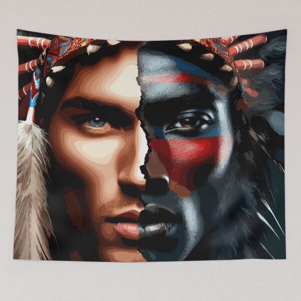 Item preview, Through both eyes-Native American inspired art  designed and sold by Artbyminga.