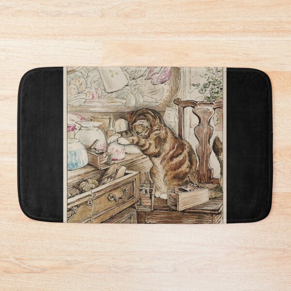 Item preview, Simpkin Looking for the Mice - The Tailor of Gloucester - Beatrix Potter designed and sold by forgottenbeauty.