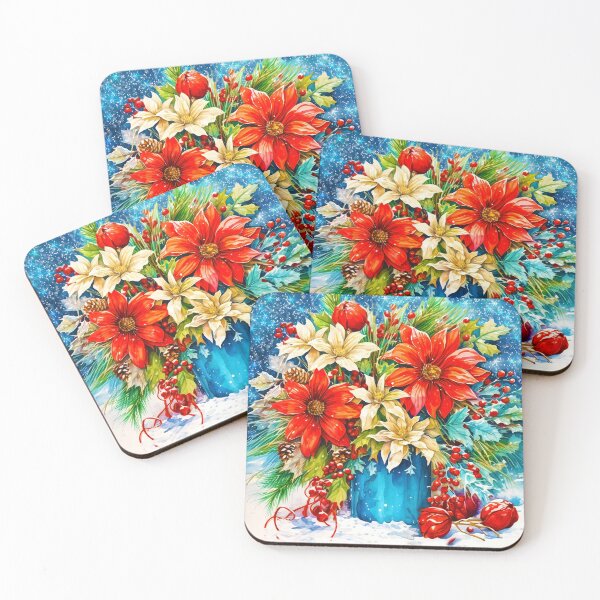 Item preview, CHRISTMAS POINSETTIA designed and sold by Tammera.