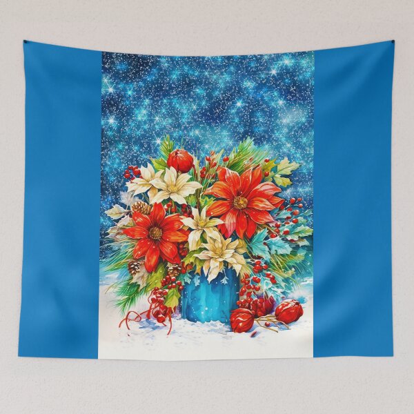 Item preview, CHRISTMAS POINSETTIA designed and sold by Tammera.